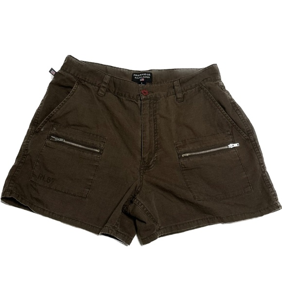Vintage RL67 Ralph Lauren Cargo Zipper Shorts - Picture 1 of 2